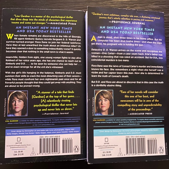 6 Mystery/Suspense Books, Like new! - Picture 3 of 4